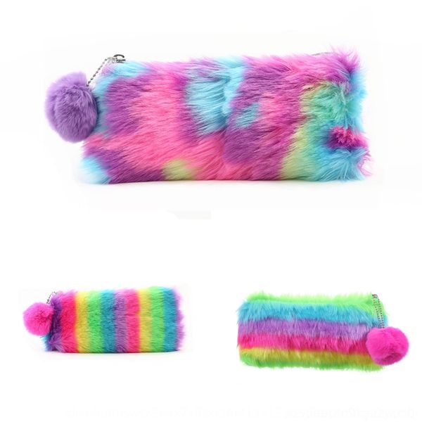 xh8wa new rainbow color plush pencil student cosmetic capacity stationery plush bagcosmetic bag storage bags women storage large bag for wom
xh8wa new rainbow color plush pencil student cosmetic capacity stationery plush bagcosmetic bag storage bags women storage large bag for wom