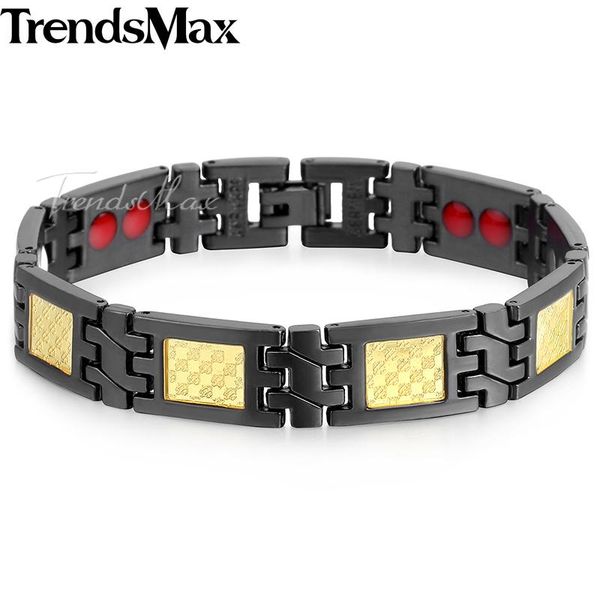 dropshipping 2020 black gold men's health bracelets bangles magnetic power stainless steel bracelet jewelry for man 21cm kb581
dropshipping 2020 black gold men's health bracelets bangles magnetic power stainless steel bracelet jewelry for man 21cm kb581