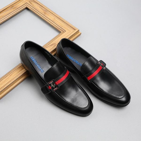 men's shoes oxfords oxfords square head leather genuine leather soft, Black 
men's shoes oxfords oxfords square head leather genuine leather soft, Black