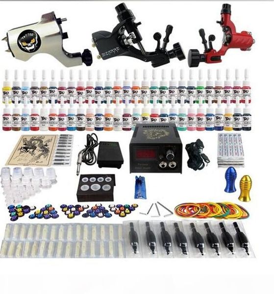 factory complete tattoo kit 3 pro rotary machine guns 54 inks power supply needle grips tk355
factory complete tattoo kit 3 pro rotary machine guns 54 inks power supply needle grips tk355