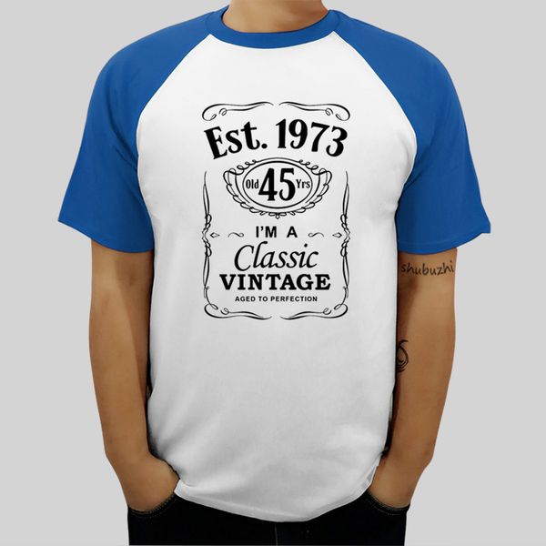 спортивные новый прибыл летом хлопок 100% мужчин реглан футболка 45-летие t-shirt est 1973 vintage сорок пятый 45 лет gift summer tshirt
спортивные новый прибыл летом хлопок 100% мужчин реглан футболка 45-летие t-shirt est 1973 vintage сорок пятый 45 лет gift summer tshirt