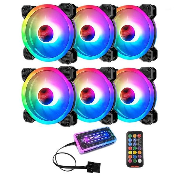 coolmoon for ray ii chassis fan computer internal and external dual aperture luminous fan 120mm rgb color 6 packs1
coolmoon for ray ii chassis fan computer internal and external dual aperture luminous fan 120mm rgb color 6 packs1