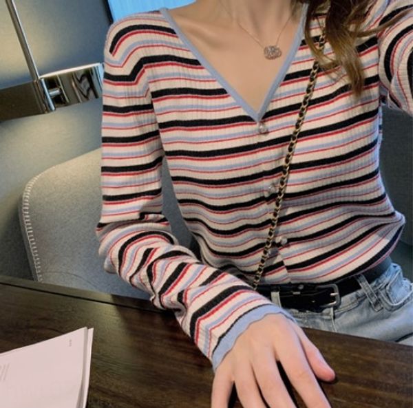 zzhen treasure 07 24 10 00 sweater sweaterstroll in the cloud warm and soft color striped sweater poslj, White;black
zzhen treasure 07 24 10 00 sweater sweaterstroll in the cloud warm and soft color striped sweater poslj, White;black