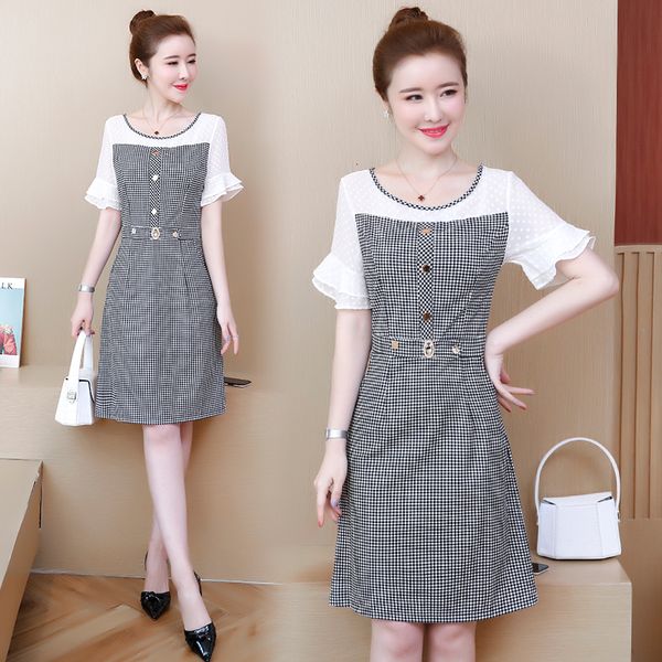 womens will see big plus size dressed thin casual business work wearing slices dress chess clothes dvr0, Black;gray
womens will see big plus size dressed thin casual business work wearing slices dress chess clothes dvr0, Black;gray