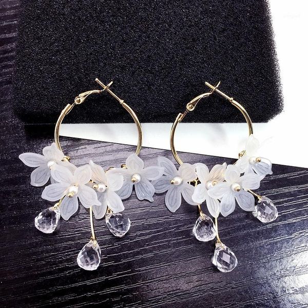hoop & huggie fashion women earrings 2021 cute flower for accessories sweet crystal earring trendy jewelry boucle d'oreile1, Golden;silver
hoop & huggie fashion women earrings 2021 cute flower for accessories sweet crystal earring trendy jewelry boucle d'oreile1, Golden;silver