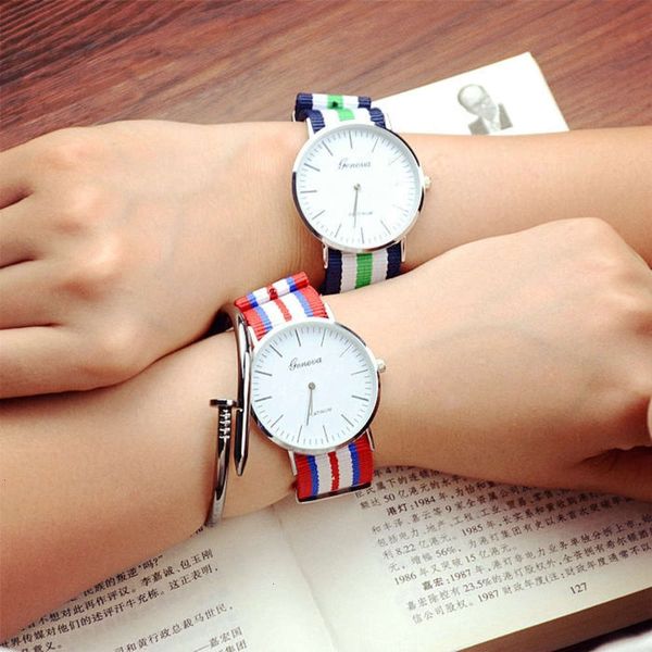 simple canvas new fashion nylon watch strap watch men's and women's quartz men's watchnz7z, Slivery;brown
simple canvas new fashion nylon watch strap watch men's and women's quartz men's watchnz7z, Slivery;brown
