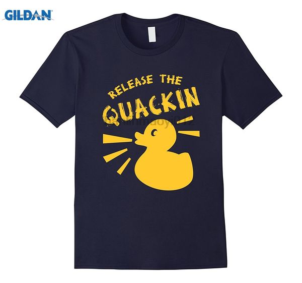 cute release the quackin t-shirt funny yellow rubber duck men's t-shirt sport hooded sweatshirt hoodie