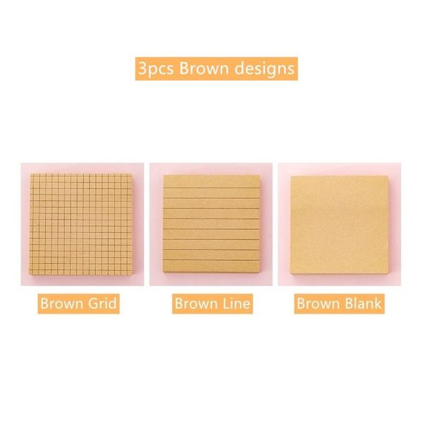 3шт планировщик memo pad sticky note функция пустая строка сетки клей, чтобы сделать список наклейки офис школа ноутбуков fm918 bbyuzn packi
3шт планировщик memo pad sticky note функция пустая строка сетки клей, чтобы сделать список наклейки офис школа ноутбуков fm918 bbyuzn packi