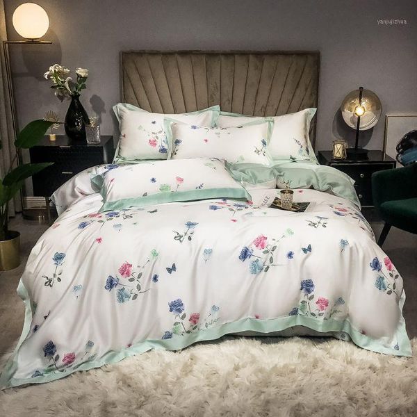vintage chic rose spring flowers print bedding set 600tc soft tencel down duvet cover with zipper flat bed sheet 2pillow shams1
vintage chic rose spring flowers print bedding set 600tc soft tencel down duvet cover with zipper flat bed sheet 2pillow shams1