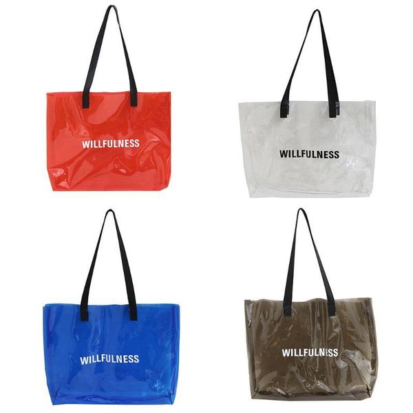 transparent pvc handbag beach shoulder bag women large capacity tote casual shopping bag
transparent pvc handbag beach shoulder bag women large capacity tote casual shopping bag