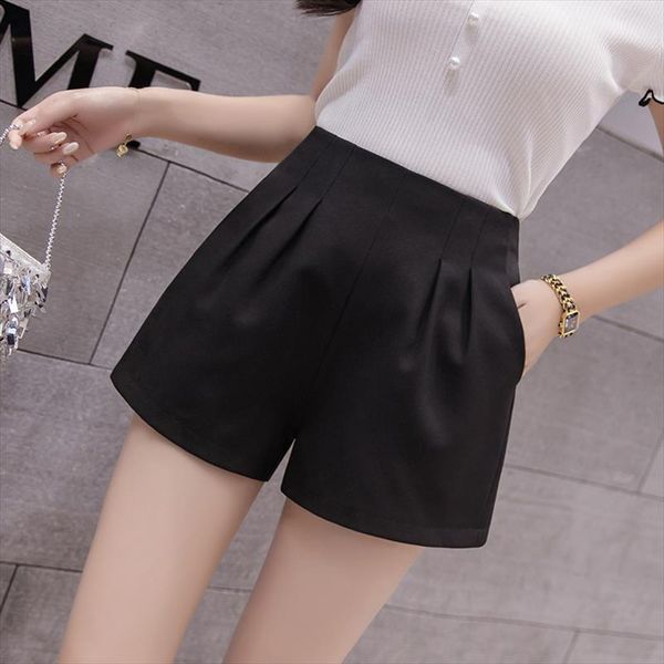 s 3xl simple elastic high waist chiffon shorts women summer 2019 fashion thin black shorts womens sweat ladies shorts feminino, White;black
s 3xl simple elastic high waist chiffon shorts women summer 2019 fashion thin black shorts womens sweat ladies shorts feminino, White;black
