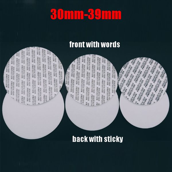 1000pcs 30mm-39mm pressure-sensitive seals for plastic/glass bottles, self sticky gaskets/pads 30mm 31mm 32mm 33mm 34mm 35mm 36mm 37mm 38mm
1000pcs 30mm-39mm pressure-sensitive seals for plastic/glass bottles, self sticky gaskets/pads 30mm 31mm 32mm 33mm 34mm 35mm 36mm 37mm 38mm