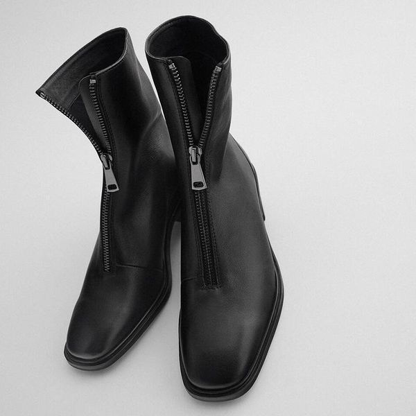 women's mid calf boots booties woman 2020 low heel shoes boots-women round toe zipper mid-calf black leather rubber high1
women's mid calf boots booties woman 2020 low heel shoes boots-women round toe zipper mid-calf black leather rubber high1