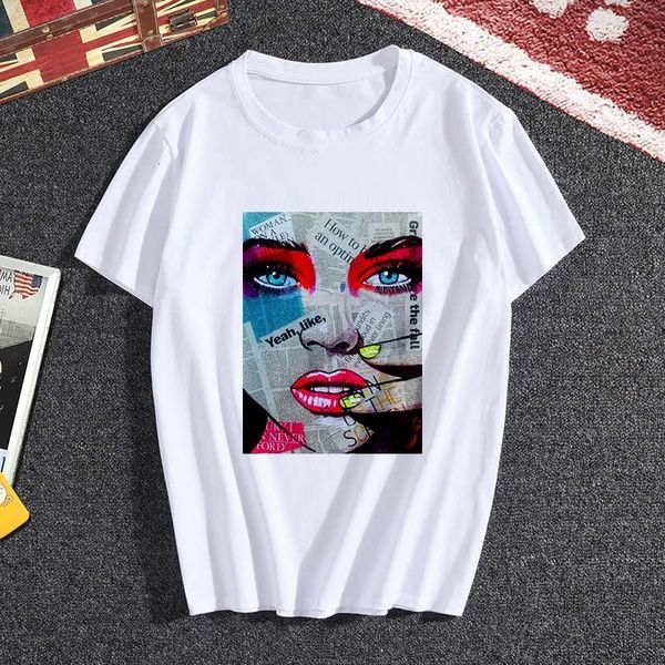 2020 new tees aesthetic newspaper face t shirt women printed harajuku female t-shirt fashion hipster white tshirt clothing
2020 new tees aesthetic newspaper face t shirt women printed harajuku female t-shirt fashion hipster white tshirt clothing
