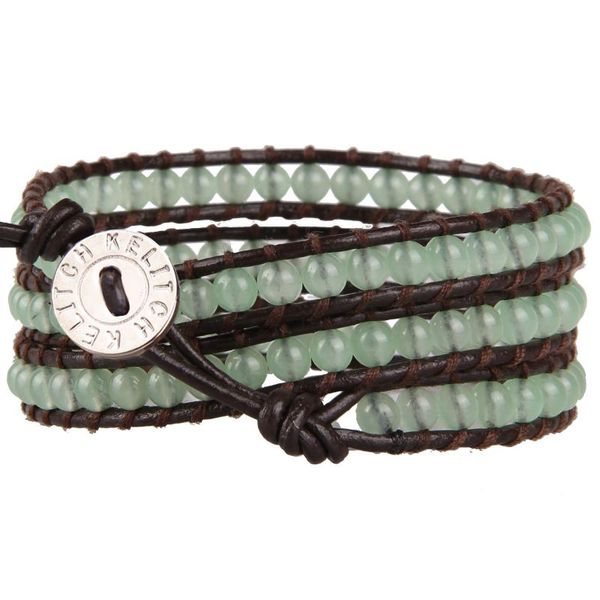 tennis kelitch leather strand green beads wrap bracelets for women chains trendy jewelry pulsera decorations girls, Golden;silver
tennis kelitch leather strand green beads wrap bracelets for women chains trendy jewelry pulsera decorations girls, Golden;silver