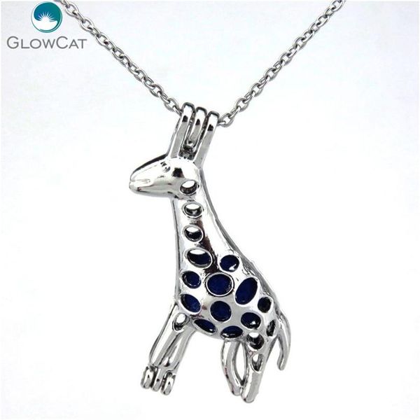 k173 silver zoo giraffe diffuser locket necklace pendant bead cage steel chain aroma essential oil diffuser locket bbyoej, Black
k173 silver zoo giraffe diffuser locket necklace pendant bead cage steel chain aroma essential oil diffuser locket bbyoej, Black