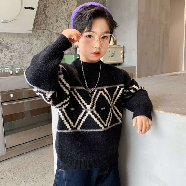 wear autumn winter children's in and of 2020 new boys' leisure diamond pattern pullover y05b, Blue
wear autumn winter children's in and of 2020 new boys' leisure diamond pattern pullover y05b, Blue