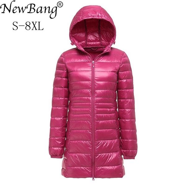 newbang brand 7xl 8xl plus women's down coat ultra light down jacket women lightweight autumn winter hooded long down coatx1016, Black;brown
newbang brand 7xl 8xl plus women's down coat ultra light down jacket women lightweight autumn winter hooded long down coatx1016, Black;brown