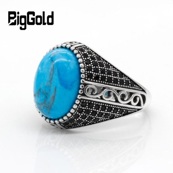 925 sterling silver men ring with big blue stone vintage thai silver ring with black zircon for male female turkish jewelry, Golden;silver
925 sterling silver men ring with big blue stone vintage thai silver ring with black zircon for male female turkish jewelry, Golden;silver