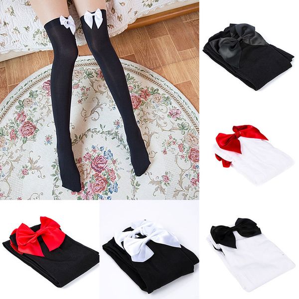 japanese printed stocking thigh sock lady long high medias women cosplay striped bow knee socks stockings, Black;white
japanese printed stocking thigh sock lady long high medias women cosplay striped bow knee socks stockings, Black;white