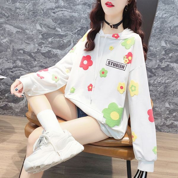 2020 new printing mid long hooded for women's autumn loose oversized fashion sweater sweater sweater nhpp2, Black
2020 new printing mid long hooded for women's autumn loose oversized fashion sweater sweater sweater nhpp2, Black