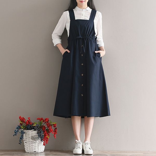 women's clothing pictures spring 2020 new women's clothing literature and art loose large skirt skirt cotton and linenshoulder ski, Black;gray
women's clothing pictures spring 2020 new women's clothing literature and art loose large skirt skirt cotton and linenshoulder ski, Black;gray