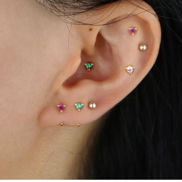 hoop & huggie real 925 sterling silver colorful cz earring with gold color plated mini rainbow paved fashion wewdding warring for women, Golden;silver
hoop & huggie real 925 sterling silver colorful cz earring with gold color plated mini rainbow paved fashion wewdding warring for women, Golden;silver