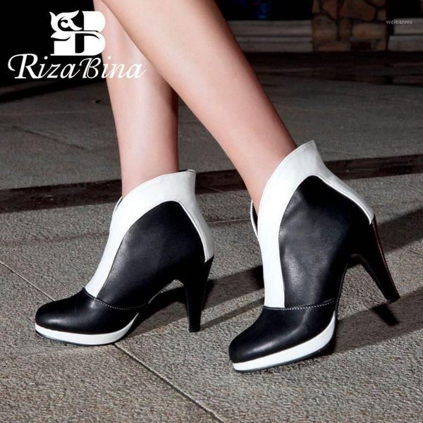 rizabina ladies pu leather ankle boots winter high heel solid color shoes woman party luxury short boots size 32-431, Black
rizabina ladies pu leather ankle boots winter high heel solid color shoes woman party luxury short boots size 32-431, Black