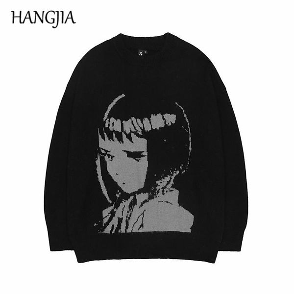 harajuku handsome pullover sweater oversized japanese anime cartoon style men and women print knitted sweater long sleeves bbyosg, White;black
harajuku handsome pullover sweater oversized japanese anime cartoon style men and women print knitted sweater long sleeves bbyosg, White;black
