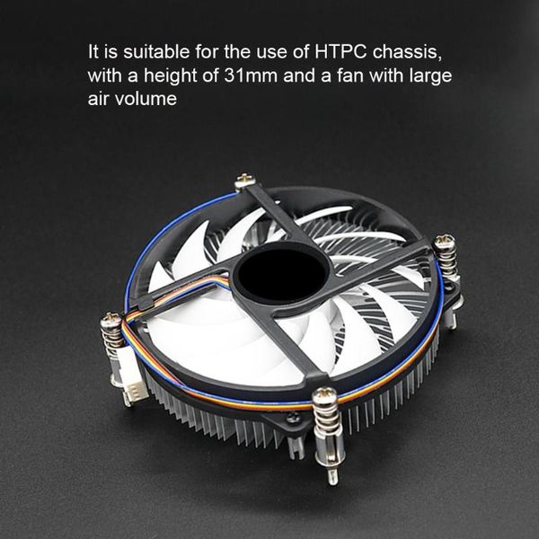 S950M 31mm CPU Heat Dissipation Cooling Fan Cooler Radiator for Intel LGA 115X Cooling Fan Heat Sink radiator for Intel LAG
S950M 31mm CPU Heat Dissipation Cooling Fan Cooler Radiator for Intel LGA 115X Cooling Fan Heat Sink radiator for Intel LAG