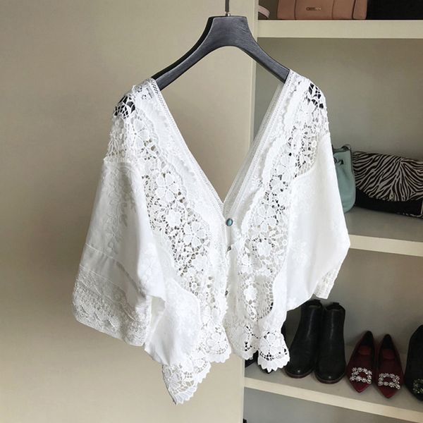 2021 new bohemian ladies fashion streetwear shirts harvest vintage short sleeve with low fringe female blouse cleavage fp2e, White
2021 new bohemian ladies fashion streetwear shirts harvest vintage short sleeve with low fringe female blouse cleavage fp2e, White
