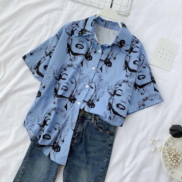 womens character shirts cartoon print short-sleeved european chic blouse student casual woman shirts female gd2951, White
womens character shirts cartoon print short-sleeved european chic blouse student casual woman shirts female gd2951, White