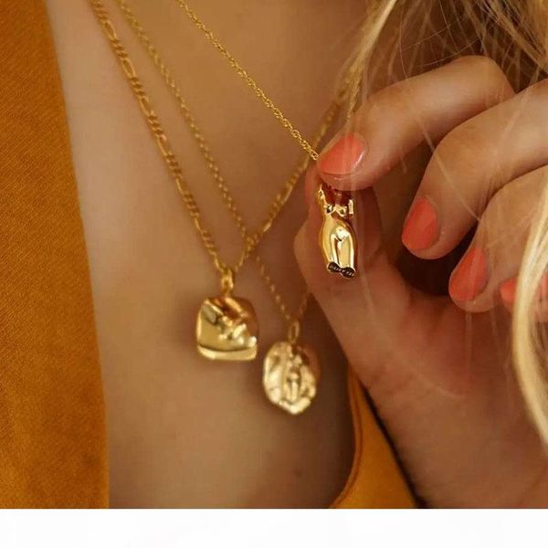 gold color abstract female body pendant necklace minimalist stainless steel face pendant thin chain necklace women jewelry party, Silver
gold color abstract female body pendant necklace minimalist stainless steel face pendant thin chain necklace women jewelry party, Silver