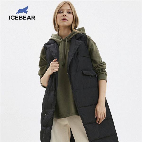 icebear 2020 winter women's down vest fashion warm female parkas brand women's clothing lj201128, Black
icebear 2020 winter women's down vest fashion warm female parkas brand women's clothing lj201128, Black