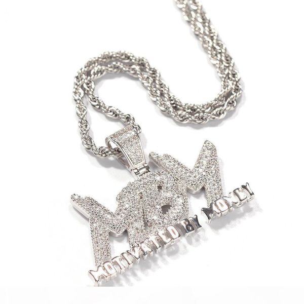 18k gold plated drip letter mbm motivated by money two tone pendant necklace mens hip hop jewelry gift, Silver
18k gold plated drip letter mbm motivated by money two tone pendant necklace mens hip hop jewelry gift, Silver