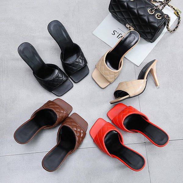 yuxiang 2020 brand design women slides elegant square toe thin high heels 7.5cm pumps summer outdoor beach slides shoes, Black
yuxiang 2020 brand design women slides elegant square toe thin high heels 7.5cm pumps summer outdoor beach slides shoes, Black