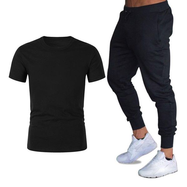 men jogging suits t shirt and pants summer running sport set cotton gym clothing kg-141, Black;blue
men jogging suits t shirt and pants summer running sport set cotton gym clothing kg-141, Black;blue