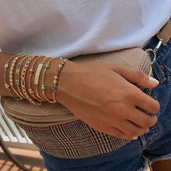 cz star design for 2018 christmas cuban link chain gold plated women latest new design colorful star charm bracelet
cz star design for 2018 christmas cuban link chain gold plated women latest new design colorful star charm bracelet