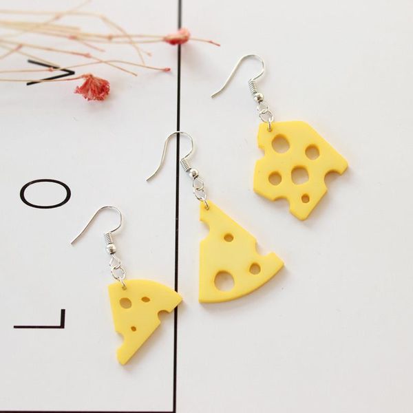 new arrival cute geometric yellow cheese acrylic dangle earring for women girl simple style ear jewelry gift 1pcs, Silver
new arrival cute geometric yellow cheese acrylic dangle earring for women girl simple style ear jewelry gift 1pcs, Silver