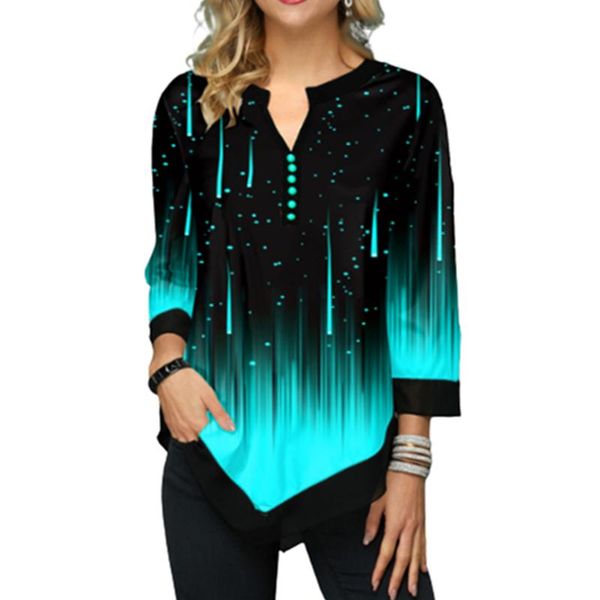 women's blouses & shirts 2021 autumn meteor print women shirt long sleeve casual 3d blouse female split v-neck irregular button plus s, White
women's blouses & shirts 2021 autumn meteor print women shirt long sleeve casual 3d blouse female split v-neck irregular button plus s, White