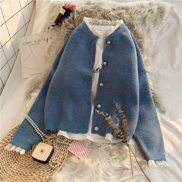 2021 knitted jacket women's sweaters clothes new autumn winter lace cardigan sweater style long sleeve jnm9, White;black
2021 knitted jacket women's sweaters clothes new autumn winter lace cardigan sweater style long sleeve jnm9, White;black