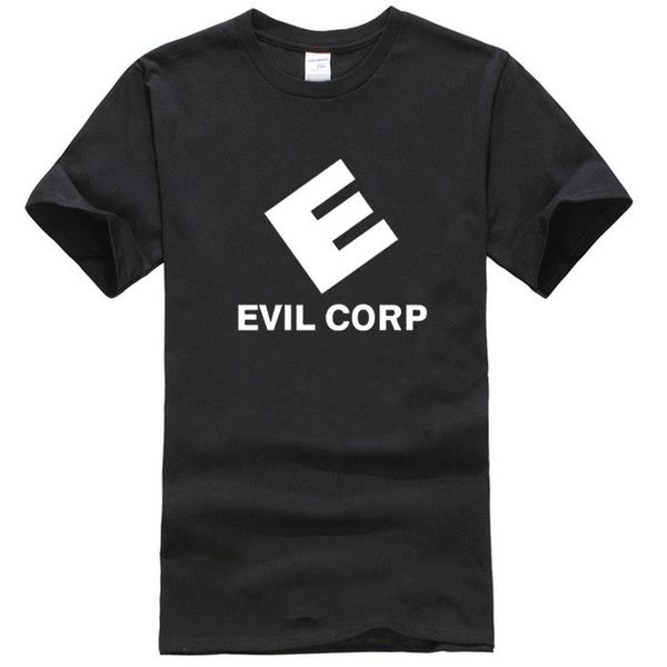 mr robot evil corp logo t shirts men t-shirt summer short sleeve cotton mr robot t shirt sport hooded sweatshirt hoodie