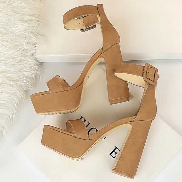 2020 women 12.5cm high heels gladiator sandals wedding 4cm platform block heels chunky sandles fetish elegant stripper shoes1, Black
2020 women 12.5cm high heels gladiator sandals wedding 4cm platform block heels chunky sandles fetish elegant stripper shoes1, Black