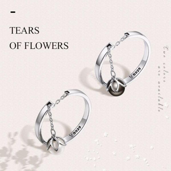 cluster rings bamoer 2 color black and white pearl flower adjustable for women 925 sterling silver chain ring size gxr165, Golden;silver
cluster rings bamoer 2 color black and white pearl flower adjustable for women 925 sterling silver chain ring size gxr165, Golden;silver