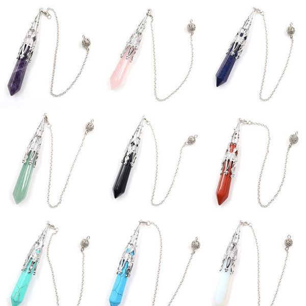 natural crystal stone pendulum for dowsing divination hexagonal prism healing chakra energy spiritual pendulo reiki jewe jlltyf, Black
natural crystal stone pendulum for dowsing divination hexagonal prism healing chakra energy spiritual pendulo reiki jewe jlltyf, Black