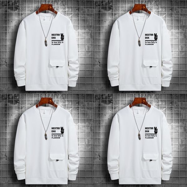 rxms7 sweater men's fall 2020 youth collar fashion students casual loose korean t-shirt t-shirt sweaterunderpants sweatersleeve long me, Black
rxms7 sweater men's fall 2020 youth collar fashion students casual loose korean t-shirt t-shirt sweaterunderpants sweatersleeve long me, Black
