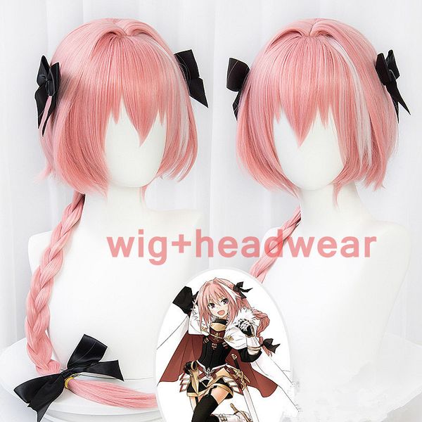 costume accessories japanese anime fate/apocrypha astolfo cosplay wigs halloween party stage long pink hair bows astolfo wigs+wig cap astolf, Silver
costume accessories japanese anime fate/apocrypha astolfo cosplay wigs halloween party stage long pink hair bows astolfo wigs+wig cap astolf, Silver