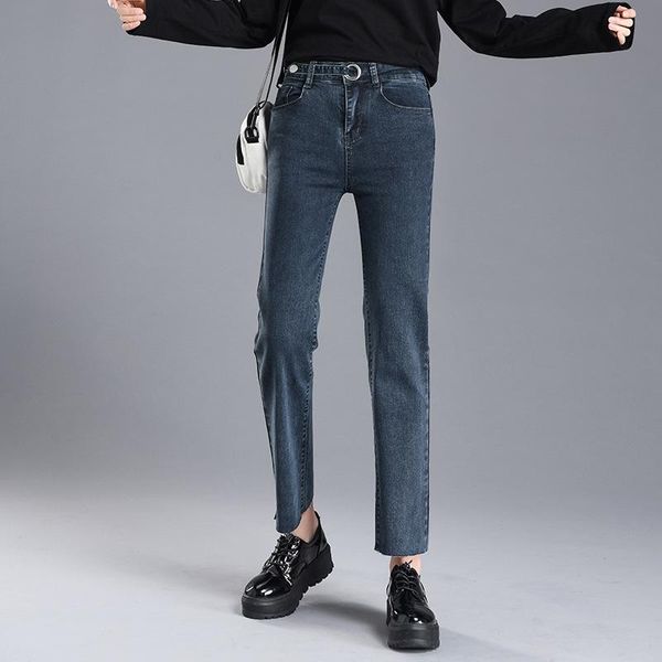women's jeans 2021 autumn high waist slim and loose wide-leg pants ankle length straight leg woman streetwear, Blue
women's jeans 2021 autumn high waist slim and loose wide-leg pants ankle length straight leg woman streetwear, Blue