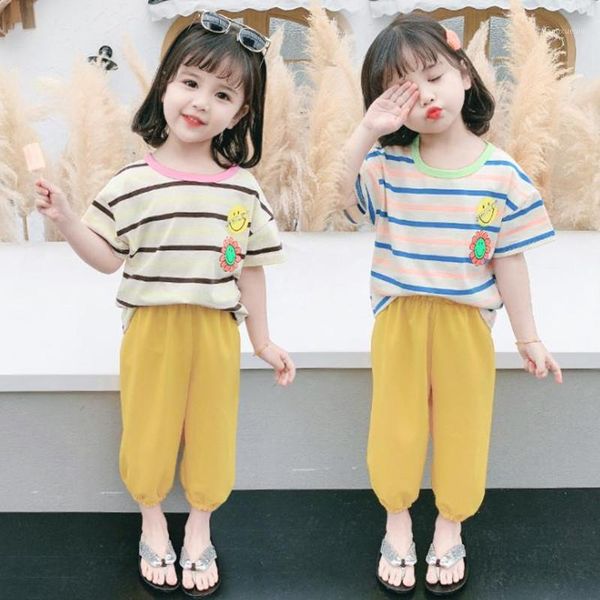 dfxd 2020 new summer toddler girl clothing set striped short sleeve t-shirt chiffon pant casual 2pc outfit children clothes sets1, White
dfxd 2020 new summer toddler girl clothing set striped short sleeve t-shirt chiffon pant casual 2pc outfit children clothes sets1, White