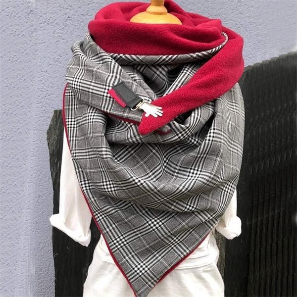 women scarve soild dot printing button wrap casual warm scarves shawls fashion leisure comfortable soft personality y201007, Blue;gray
women scarve soild dot printing button wrap casual warm scarves shawls fashion leisure comfortable soft personality y201007, Blue;gray